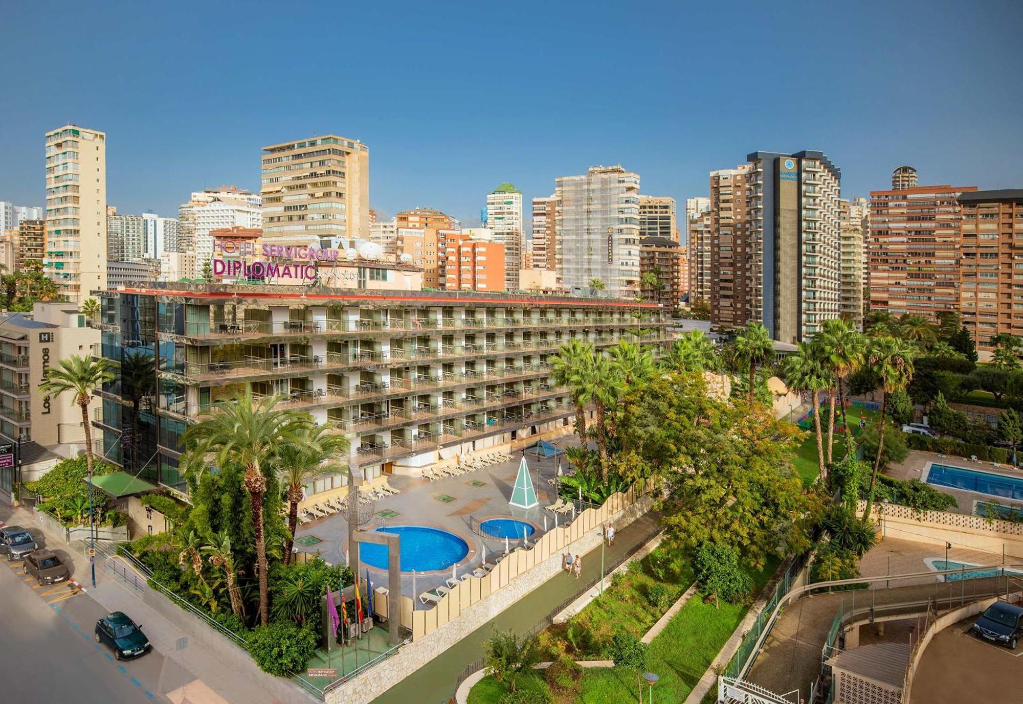 Hotel Servigroup Diplomatic Benidorm Exterior foto