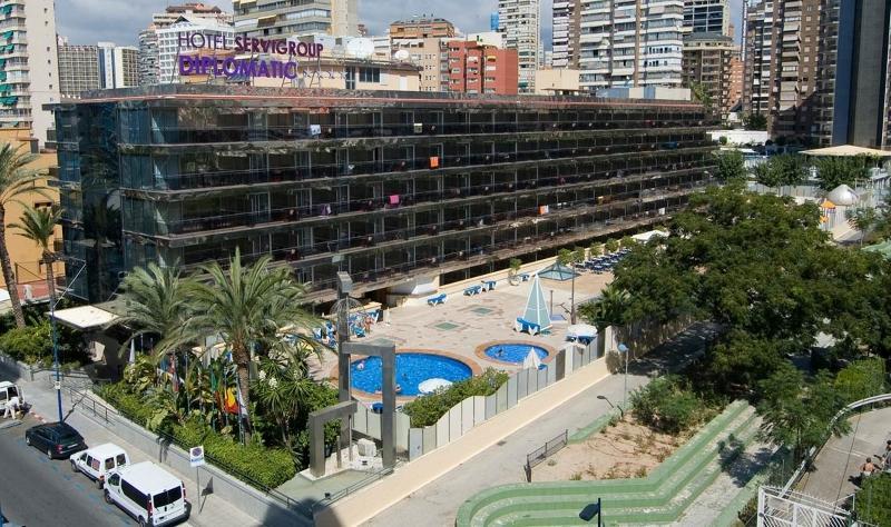 Hotel Servigroup Diplomatic Benidorm Exterior foto
